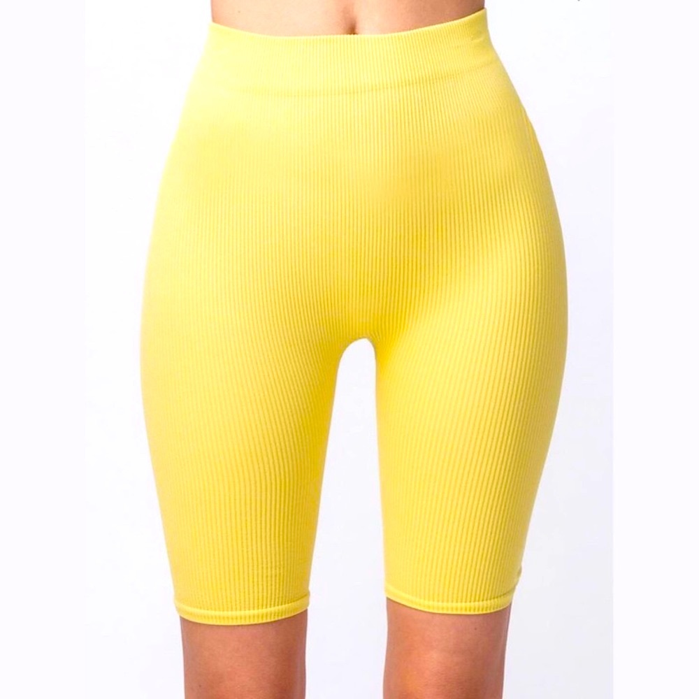 Seamless biker shorts